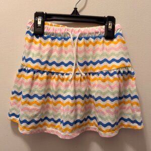Tiered Jersey-Knit Skort